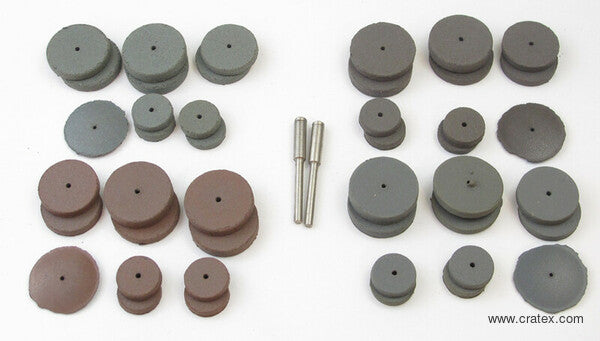 Cratex Small Wheel and Mandrel Kit No. 707