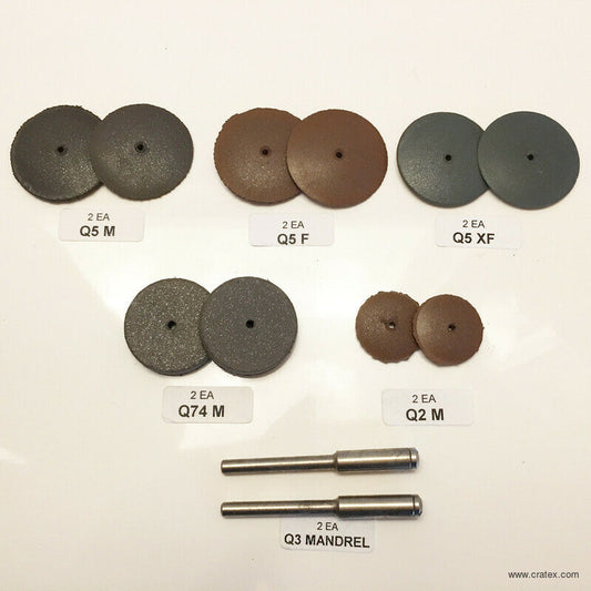Cratex wheels included in Knife Maker Starter Kit