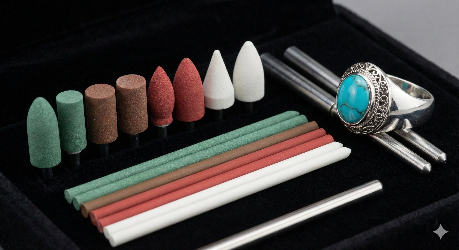 Detail & Bezel Kit - Cratex precision finishing tools for jewelry